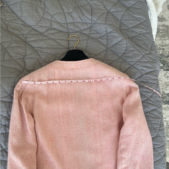 đź’”SOLD!!đź’” Vintage CHANEL 1980s Little Pink Jacket đź’ť Tweed 100% Authentic - Picture 14 of 17